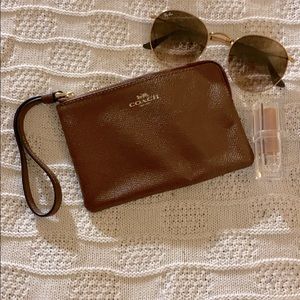 Coach Leather wristlet